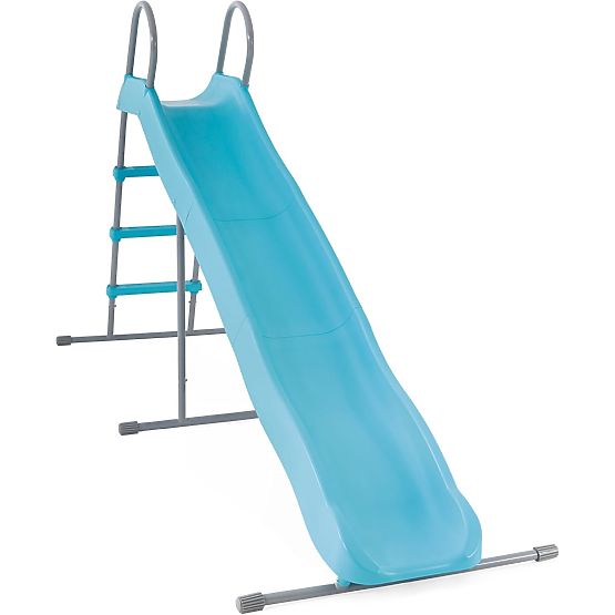 Toboggan de jardin pour enfants 244 cm grand acier plastique INTEX 44107