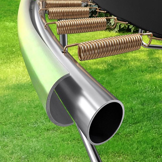 Trampoline avec filet de protection et échelle HENZEN 305 cm bleu FT10