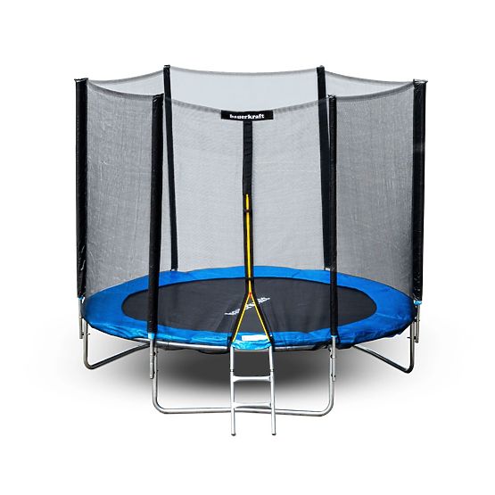 Trampoline de jardin avec filet extérieur de 10 ft 304-312 cm + échelle
