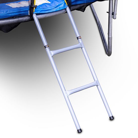 Trampoline de jardin avec filet extérieur de 8 pieds de diamètre 244-252 cm + échelle