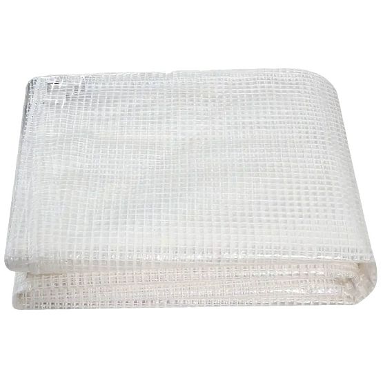 Tunnel de serre de jardin 3x2x2 m cadre métallique polyvalent film blanc 2 entrées