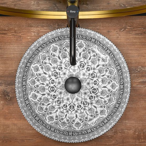 Vasque à poser Rea Arte gris foncé