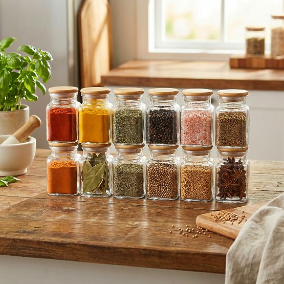 Verres à épices HIDALGO ensemble de 12 pièces