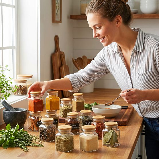 Verres à épices HIDALGO ensemble de 12 pièces
