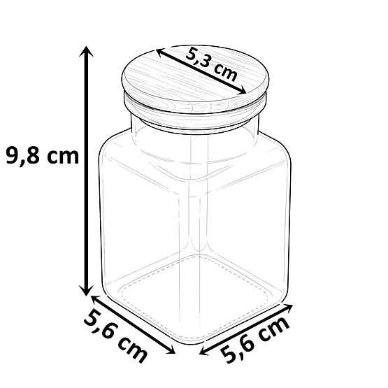 Verres à épices HIDALGO ensemble de 12 pièces
