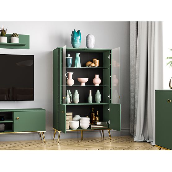 Vitrine Forest plus grande - vert