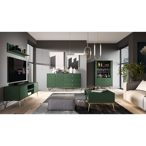 Vitrine Forest plus grande - vert