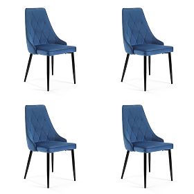 4x CHAISE SJ.054 BLEUE