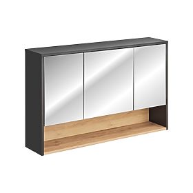 Armoire avec miroir 120cm 3 portes