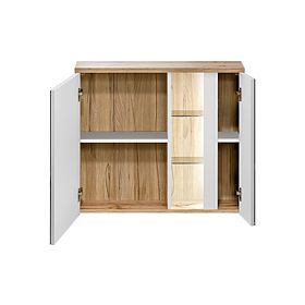 Armoire avec miroir 80 cm 2 portes