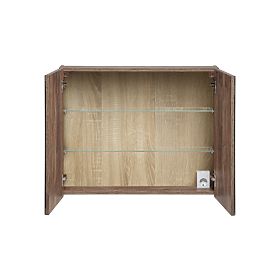 Armoire avec miroir 80 cm 2 portes