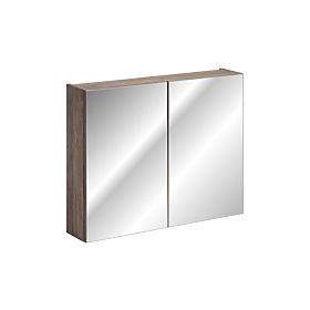 Armoire avec miroir 80 cm 2 portes