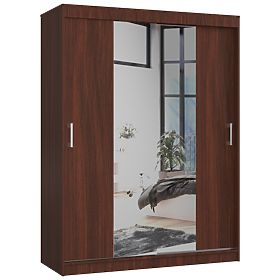 ARMOIRE COULISSANTE 150cm CLP WENGE
