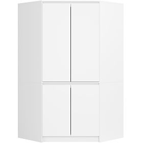 ARMOIRE D'ANGLE S100 4D CLP BLANCHE