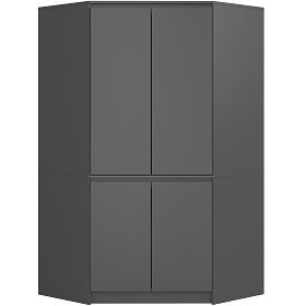 ARMOIRE D'ANGLE S100 4D CLP GRIS GRAPHITE