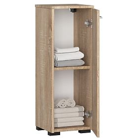 ARMOIRE DE SALLE DE BAIN FIN S30 1D CHÊNE SONOMA