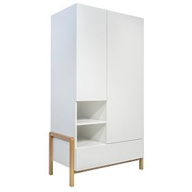 Garde-robe à deux portes Viktor - blanche, Kocot Kids