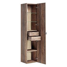 Armoire haute 1 porte 2 tiroirs