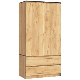 ARMOIRE S90 2D 2SZ CLP PK CRAFT