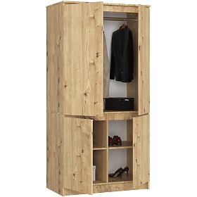 ARMOIRE S90 4D CLP ARTISAN