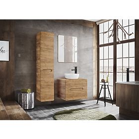 Armoire sous lavabo pour plan 60 cm avec 2 tiroirs