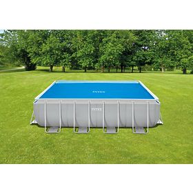 Bâche solaire pour piscine à cadre 488x244cm INTEX 28029, INTEX