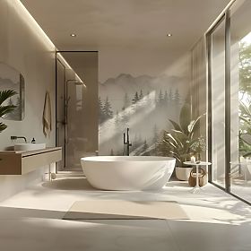 Baignoire autoportante en acrylique ROMA 170