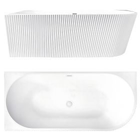 Baignoire d'angle en acrylique WENUS GAUCHE 170