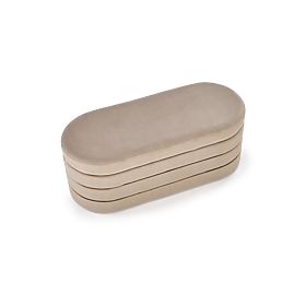 Banc CALPI avec espace de rangement, beige (1p=1pc), Halmar