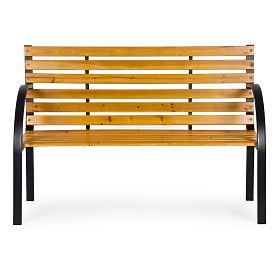 Banc de jardin en bois avec dossier 122x57 cm parc MultiGarden
