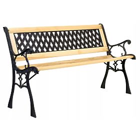 Banc de jardin en fonte KARO