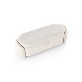 Banc FICARIA avec fonction de rangement crème (1P=1KS), Halmar