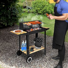 Barbecue au charbon d'angle PARIL sur roulettes