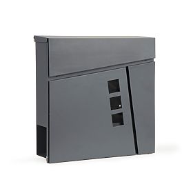 Boîte aux lettres lettres journaux acier galvanisé, MODERNHOME