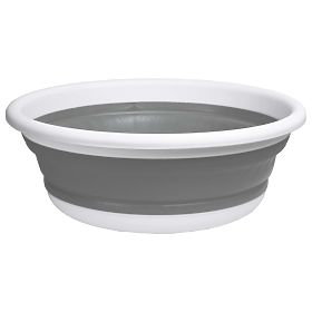 Bol rond 37 cm blanc-gris ELBA COMPACT 9 litres
