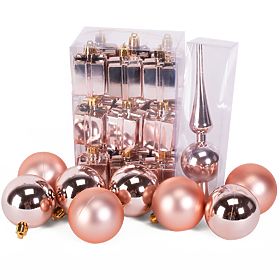 BOULES DE NOËL MIX 311437 rose, Tutumi