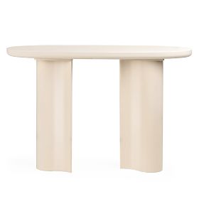 Bureau/console Puro 120 cm, beige clair, brillant