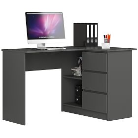 BUREAU D'ANGLE B16 CLP DROIT PK GRIS