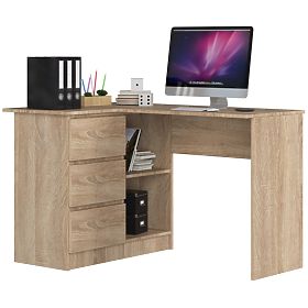 BUREAU D'ANGLE B16 CLP GAUCHE SONOMA