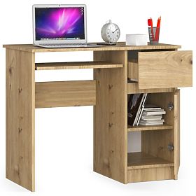 BUREAU D'ORDINATEUR PIKSEL CHÊNE ARTISAN - DROIT