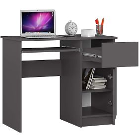 BUREAU D'ORDINATEUR PIKSEL PK GRIS - DROIT