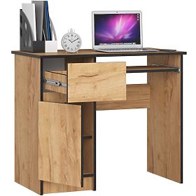 BUREAU INFORMATIQUE PIKSEL PK CHÊNE CRAFT - GAUCHE