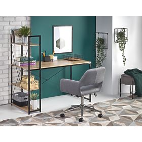 Bureau NARVIK B1 - chêne sonoma/noir, Halmar