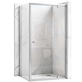 Cabine de douche d'angle Rea Primo Swing 90x70 Chrome, Rea
