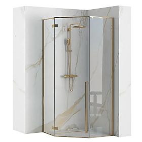 Cabine de douche Rea DIAMOND 100x100 OR, Rea