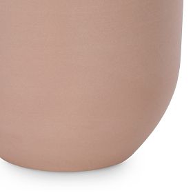 Cache-pot SHIRE couleur rose poudré style moderne pour intérieur ameliahome