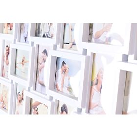 Cadre photo pour 18 photos Morka blanc