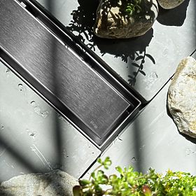 Caniveau linéaire REA NEOX PRO Acier brossé 60