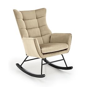 Chaise à bascule BAZALTO - beige, Halmar