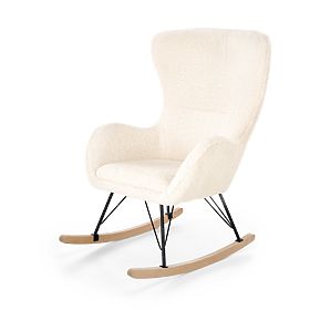 Chaise à bascule LIBERTO - crème